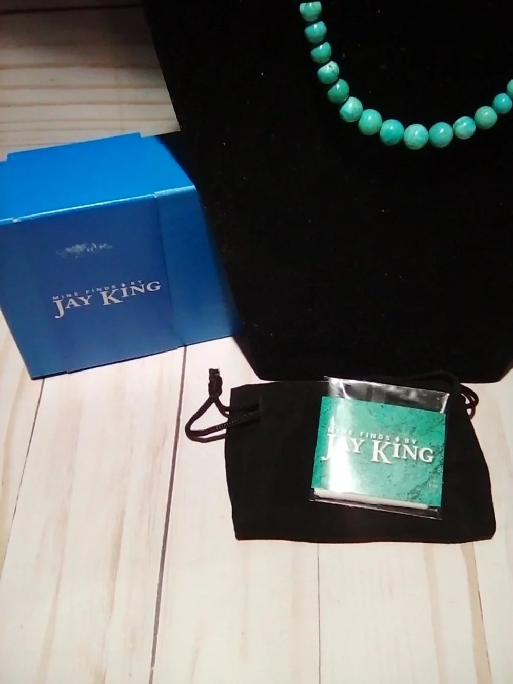 Jay King Graduated Turquoise Necklace MIB 'Its Fun Here